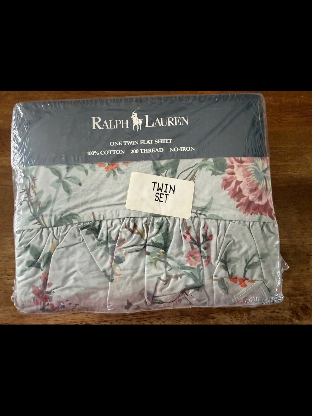 Ralph Lauren Toulouse (Claudette) TWIN Flat & Fitted Sheet New Rare! Vintage